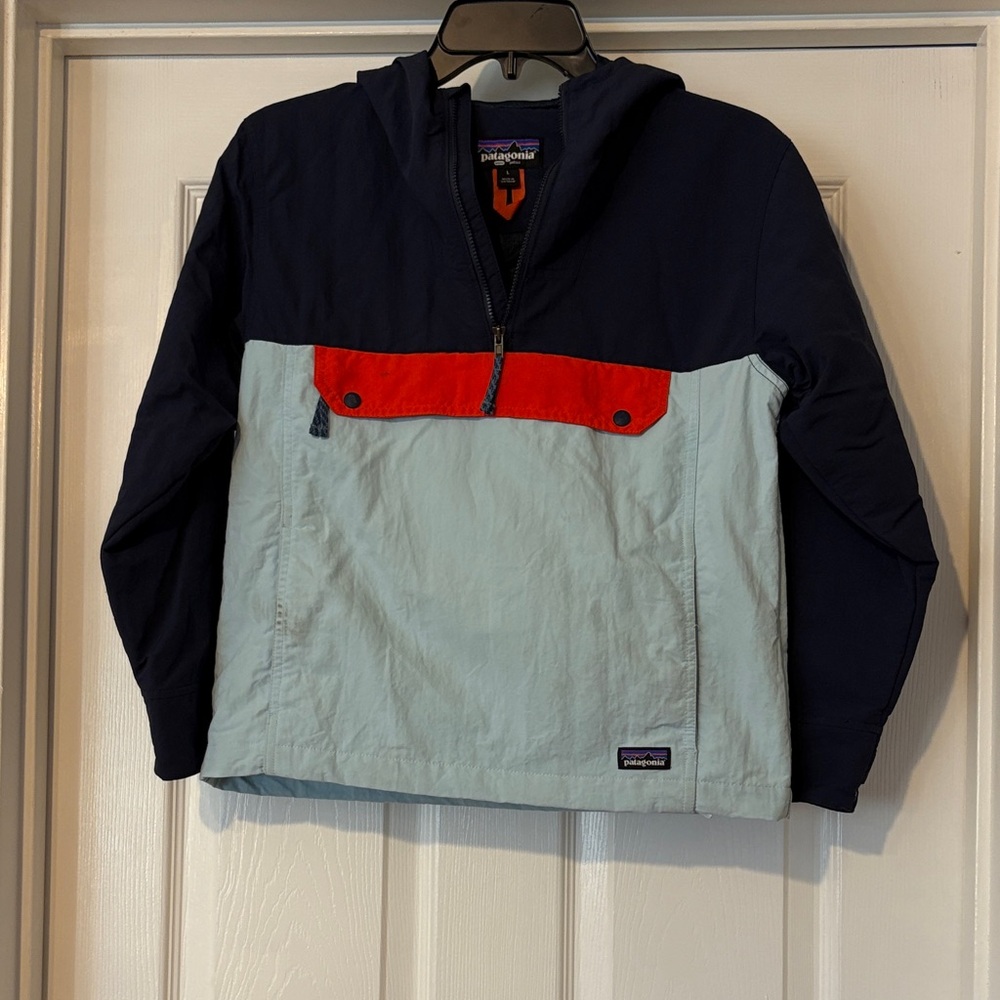 Patagonia Colorblock Isthmus Ankorak Pullover Windbreaker
